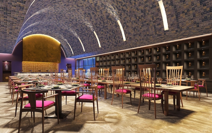 Imagen del bar/restaurante del Hotel Xcaret Arte - All Parks and Tours / All Inclusive Adults Only. Foto 8