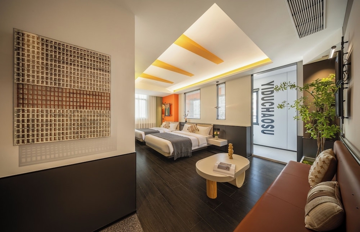 Imagen de la habitación del Hotel Xiamen Yidu Trendy Homestay. Foto 5