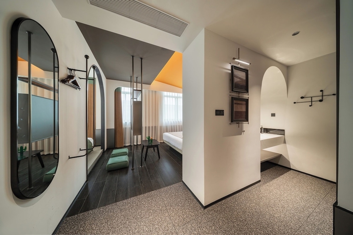 Imagen de la habitación del Hotel Xiamen Yidu Trendy Homestay. Foto 9