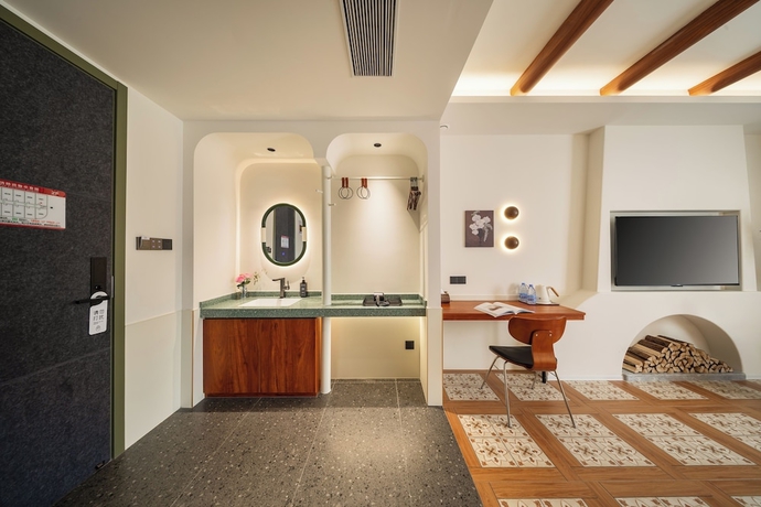 Imagen de la habitación del Hotel Xiamen Yidu Trendy Homestay. Foto 11