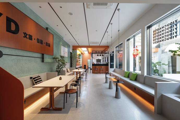 Imagen de los interiores del Hotel Xiamen Yidu Trendy Homestay. Foto 16
