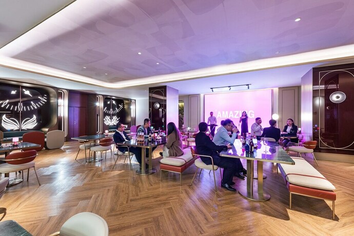 Imagen del bar/restaurante del Hotel Xi'an Bell Tower South Gate Manxin. Foto 9