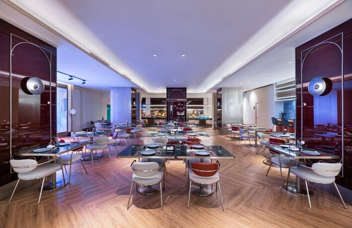 Imagen del bar/restaurante del Hotel Xi'an Bell Tower South Gate Manxin. Foto 10