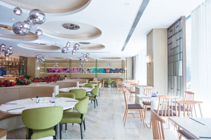 Imagen del bar/restaurante del Hotel Ximei Continental Shijiazhuang. Foto 5