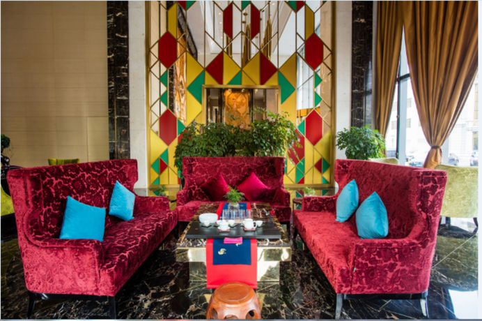 Imagen del bar/restaurante del Hotel Ximei Continental Shijiazhuang. Foto 6