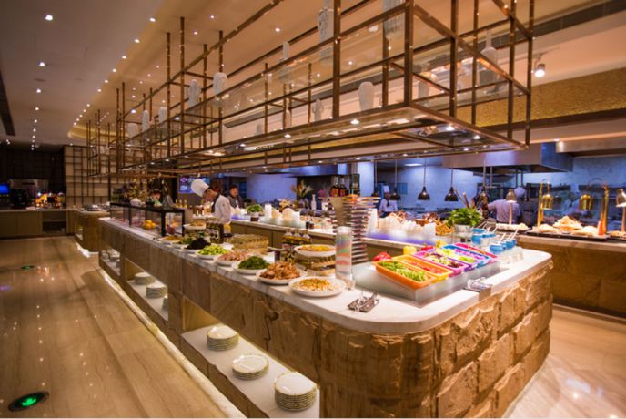 Imagen del bar/restaurante del Hotel Ximei Continental Shijiazhuang. Foto 8