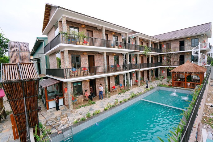 Imagen de la piscina del Hotel Xuan Anh Homestay. Foto 12