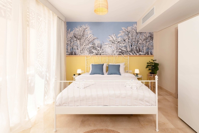 Imagen de la habitación del Hotel Xuru Stays I Exotic 1bdr w/ Outdoor Terrace Pool and Beach Access. Foto 15