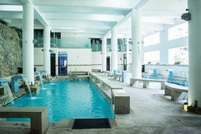 Imagen de la piscina del Hotel Y Aguas Termales De Chignahuapan. Foto 19