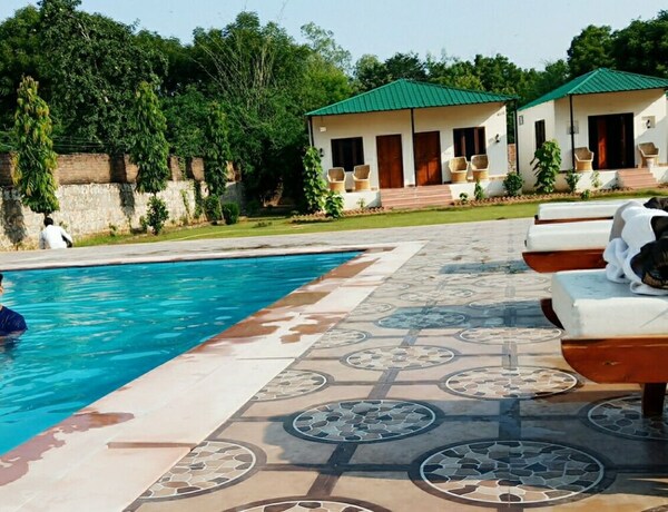 Imagen de la piscina del Hotel Yash Vilas. Foto 8