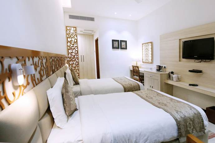 Imagen de la habitación del Hotel Yatrik, Allahabad. Foto 8