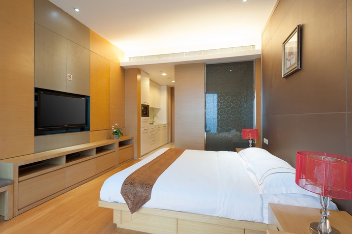 Imagen de la habitación del Hotel Yicheng Apartment Pazhou Poly World Center. Foto 6