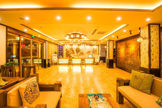 Imagen de los interiores del Hotel Yijie Holiday Taierzhuang Old Town. Foto 19