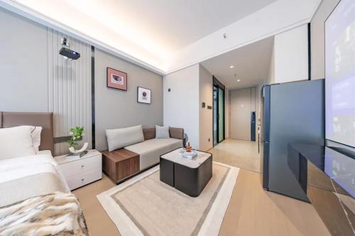 Imagen de la habitación del Hotel Yoomanjoo High City View - Shenzhenbei Railway Guanlan Avenue Xikeng. Foto 16