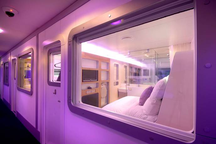 Imagen de la habitación del Hotel YotelAIR London Gatwick. Foto 7