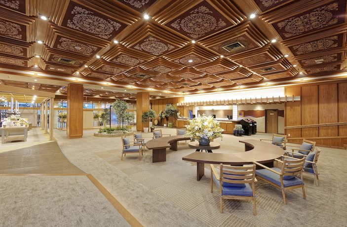 Imagen de los interiores del Hotel Yukai Resort Kurobe Unazukionsen Unazuki Grand Hotel. Foto 10