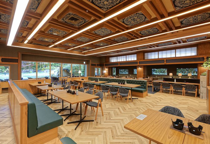 Imagen del bar/restaurante del Hotel Yukai Resort Kurobe Unazukionsen Unazuki Grand Hotel. Foto 7