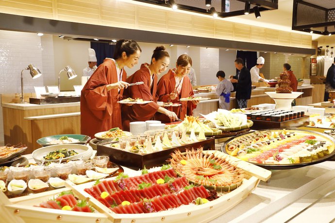Imagen del bar/restaurante del Hotel Yukai Resort Yamanakaonsen Yamanaka Grand. Foto 4