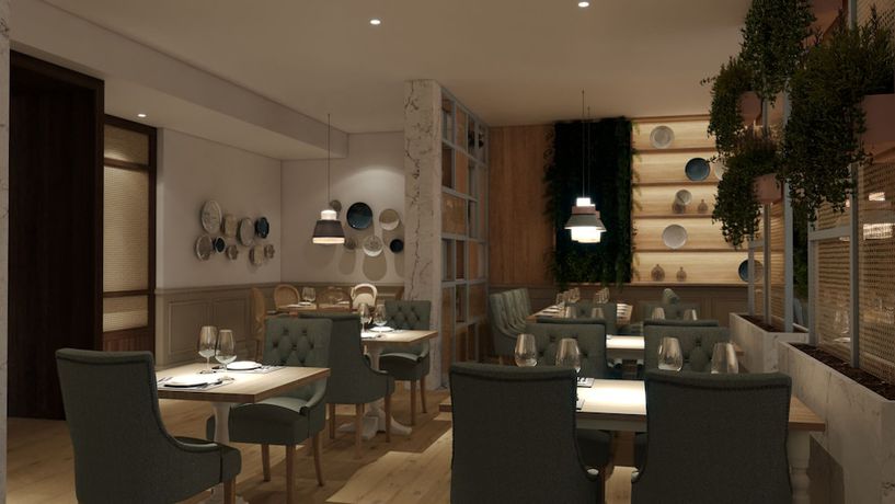 Imagen del bar/restaurante del Hotel Zafiro Palace Andratx. Foto 3