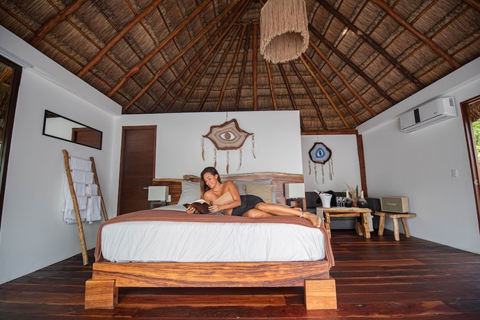 Imagen de la habitación del Hotel Zamna eco-lodge Tulum. Foto 2