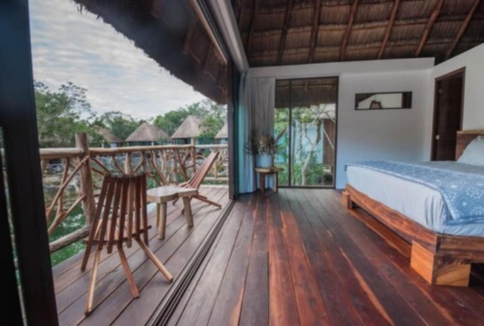 Imagen de la habitación del Hotel Zamna eco-lodge Tulum. Foto 3