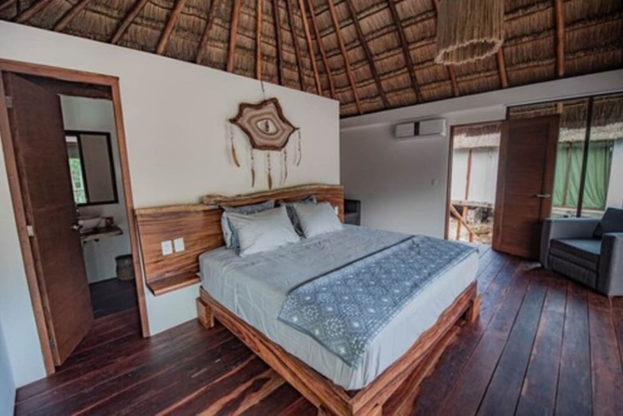Imagen de la habitación del Hotel Zamna eco-lodge Tulum. Foto 4