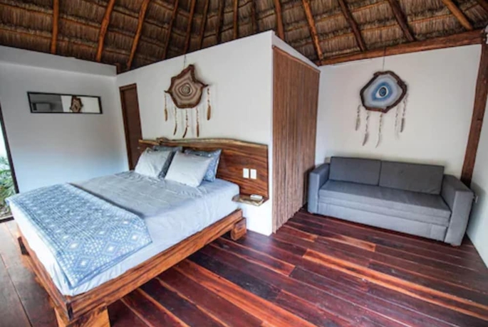 Imagen de la habitación del Hotel Zamna eco-lodge Tulum. Foto 5