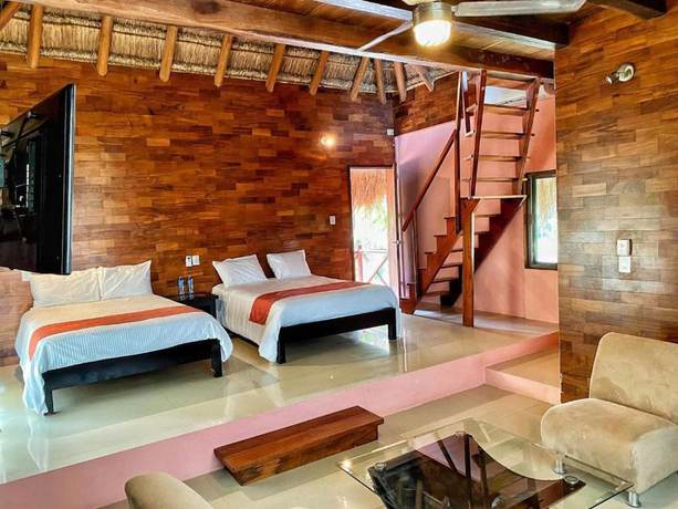 Imagen de la habitación del Hotel Zelune Luxury Lagoon Resort Bacalar Adults only. Foto 5