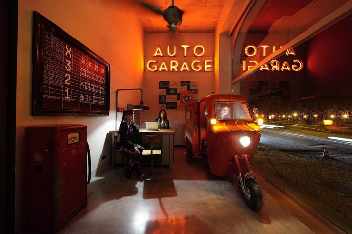 Imagen de los interiores del Hotel Zero Box Lodge Coimbra. Foto 7