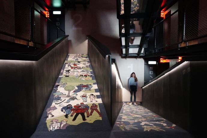 Imagen de los interiores del Hotel Zero Box Lodge Coimbra. Foto 20