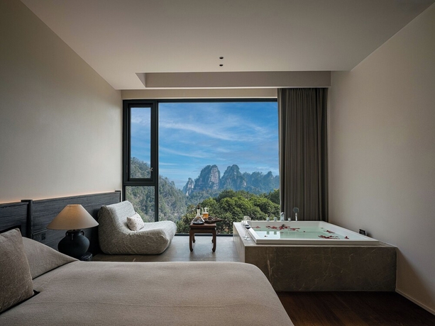 Imagen de la habitación del Hotel Zhangjiajie national park Oxgen Resort. Foto 10