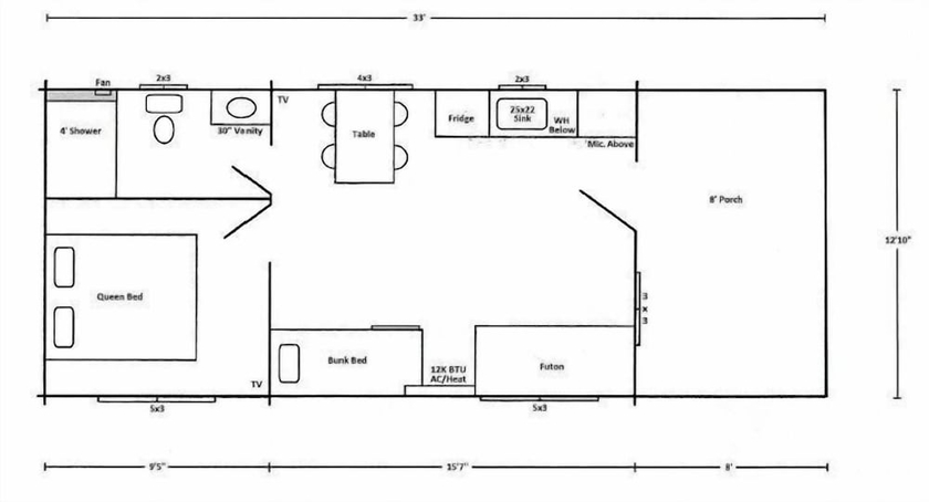 Imagen de la habitación del Hotel Zion Canyon Cabins. Foto 13