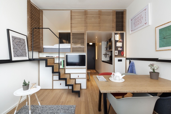 Imagen de los interiores del Hotel Zoku Amsterdam. Foto 10