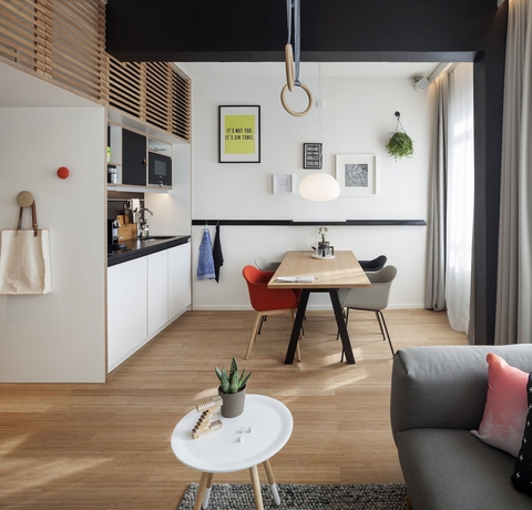 Imagen de la habitación del Hotel Zoku Amsterdam. Foto 4