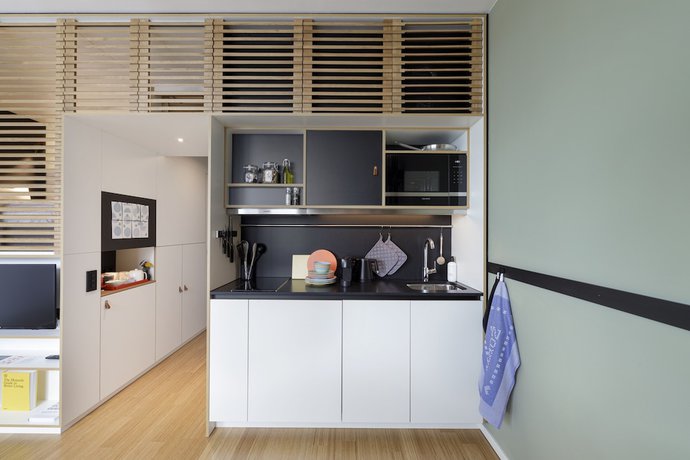 Imagen de la habitación del Hotel Zoku Vienna. Foto 6