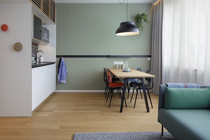 Imagen de la habitación del Hotel Zoku Vienna. Foto 9