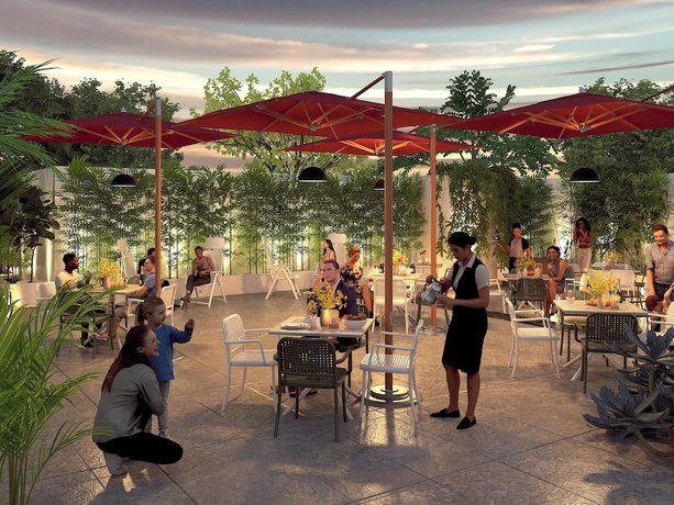 Imagen del bar/restaurante del Hotel Zone By The Park Pathankot. Foto 2