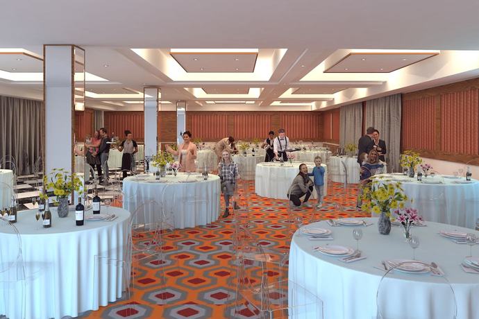 Imagen del bar/restaurante del Hotel Zone By The Park Pathankot. Foto 3