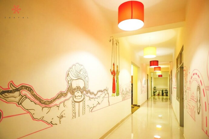 Imagen de los interiores del Hotel Zostel Jaipur. Foto 22