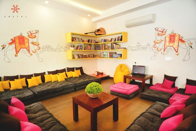 Imagen de los interiores del Hotel Zostel Jaipur. Foto 23