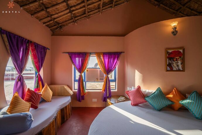 Imagen de la habitación del Hotel Zostel Sam Desert (Jaisalmer). Foto 11