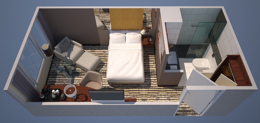 Imagen de la habitación del Hotel Zurich Marriott. Foto 14