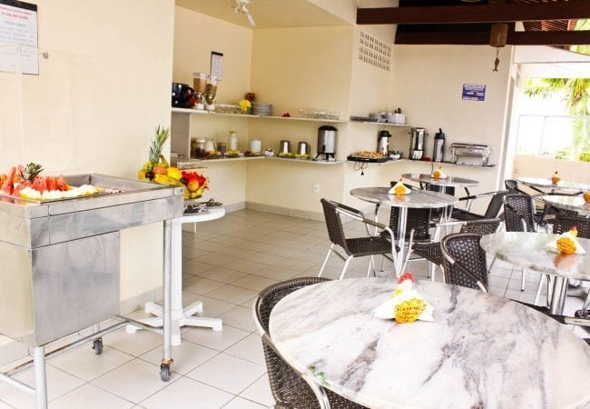 Imagen del bar/restaurante del Hotel água Viva Pousada E Flat. Foto 2