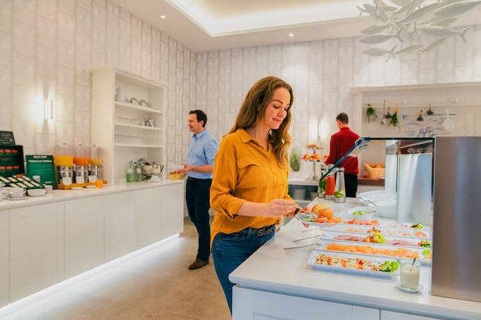 Imagen del bar/restaurante del Hotel am Delft. Foto 8