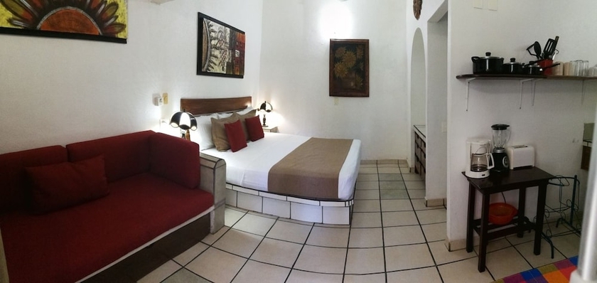 Imagen de la habitación del Hotel and Temazcal Hacienda De Melaque. Foto 8