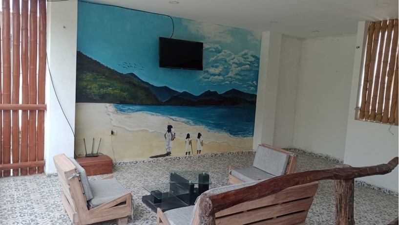 Imagen del bar/restaurante del Hotel arhuacos hostal. Foto 1