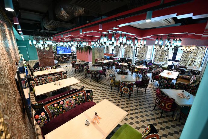 Imagen del bar/restaurante del Hotel at the Rhythmic Gymnastics Center Irina Viner- Usmanova. Foto 2
