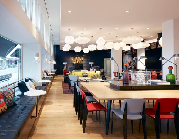 Imagen de los interiores del Hotel citizenM Zürich. Foto 7