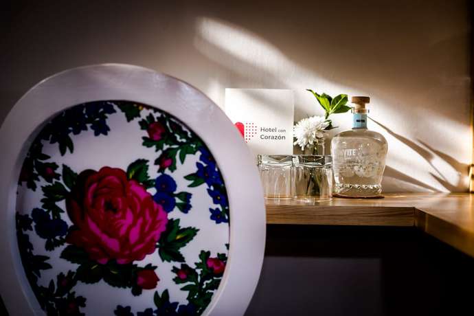 Imagen de la habitación del Hotel con Coraz&oacute;n, Oaxaca de Ju&aacute;rez. Foto 4