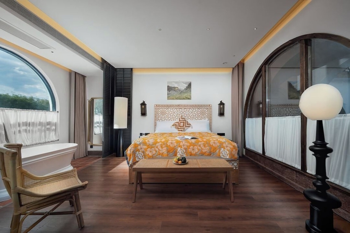 Imagen de la habitación del Hotel dalishanhaixijingminsu. Foto 8